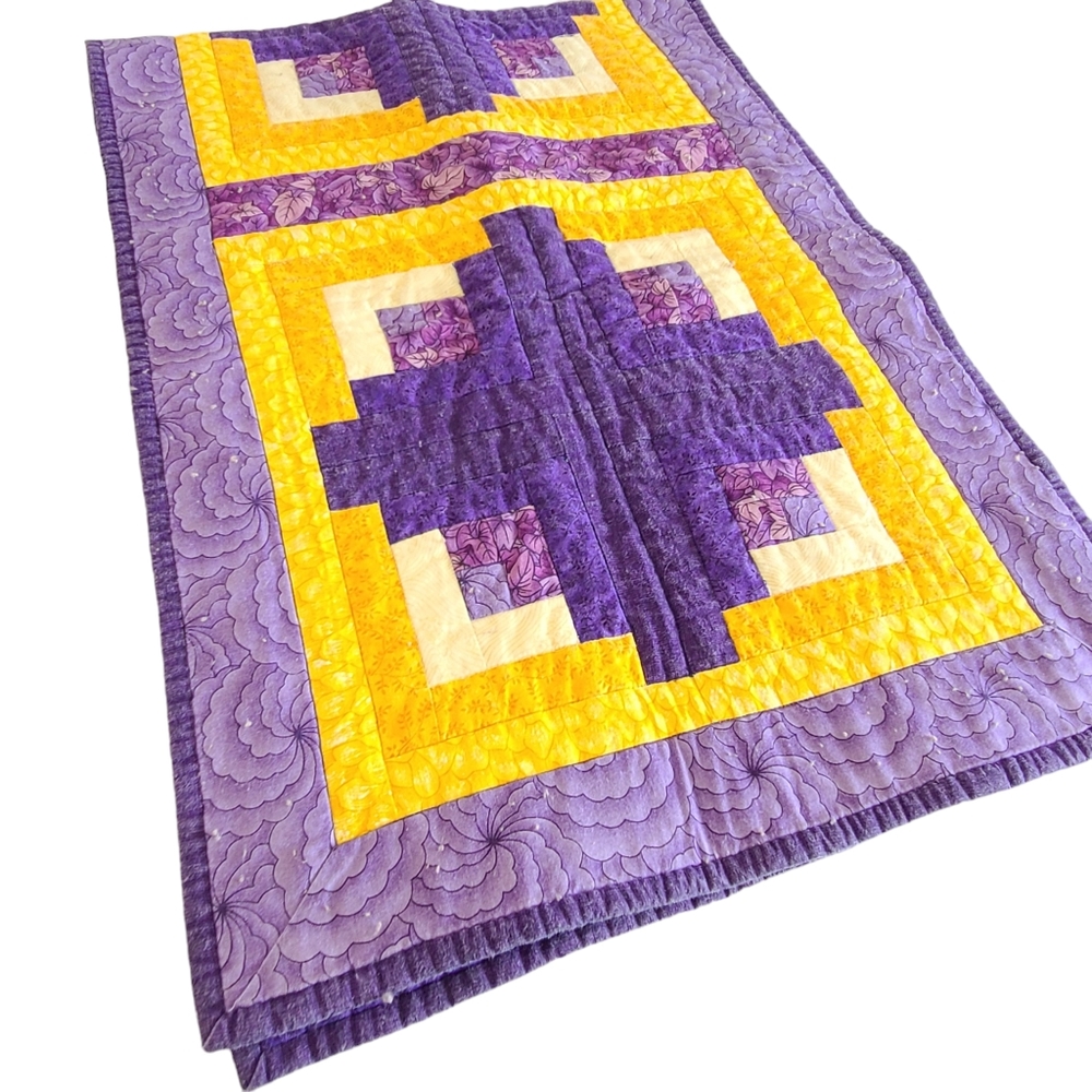 Handmade quilt table runner